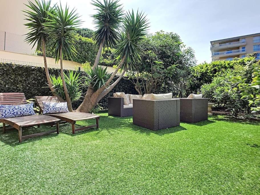 Rabiac - Charming 1 Bedroom With Private Garden Антиб Экстерьер фото